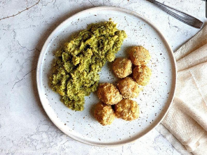 Boulettes de bœuf au paprika et purée de brocoli/navet (1)